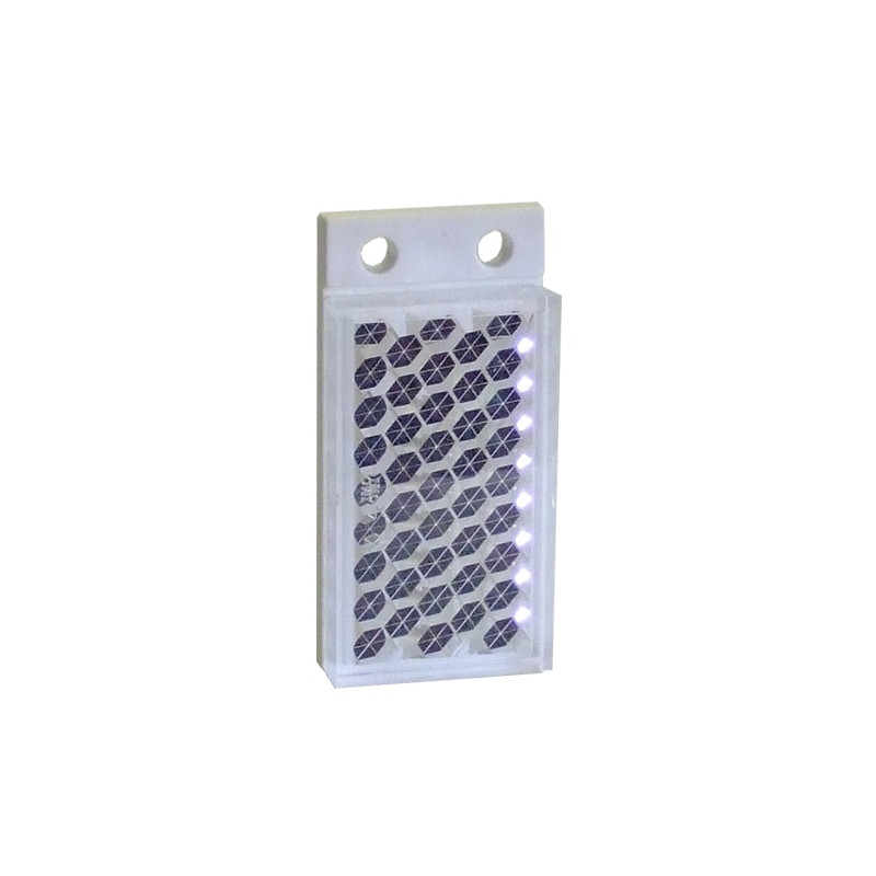 RL111G   Catarifrangente dim 23mm x 47mm x2mm