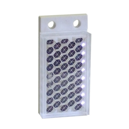 RL111G   Catarifrangente dim 23mm x 47mm x2mm