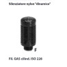 SND.4   Silenziatore nylon  dinamico  G 1/4