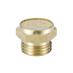 SPO.4  Silenziatore in ottone con bronzo sinterizzato piatto G 1/4