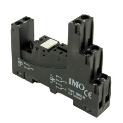SRN5-M Zoccolo relè  tarchetta per relè SRRHN  montaggio su barra Din  T35  8 pin  singoloPDM  PLM  PRC  PDL  PVR  PVM