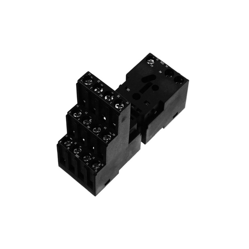 SRNE4-S  Zoccolo per serie  Relè HYE41   Attacco Din Ral T35  Pannello 14 Pin
