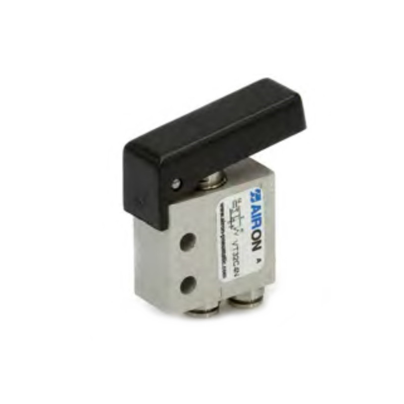 VT32C4N  Microvalvole a puntale 3/2 vie NC monostabile attacco tubo  4