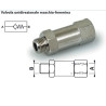 VUFM8   Valvola unidirezionale femmina   maschio G 1/8
