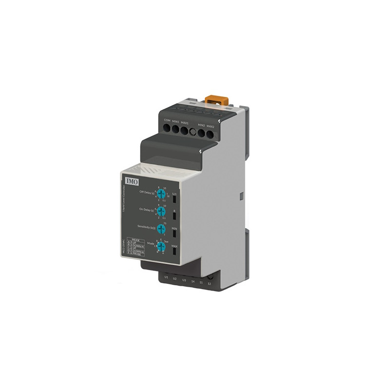 WLC2-230VAC   Relè di monitoraggio del livello del fluido  230 V ca  Regolazione della sensibilità  Ritardo alla disinserzione e
