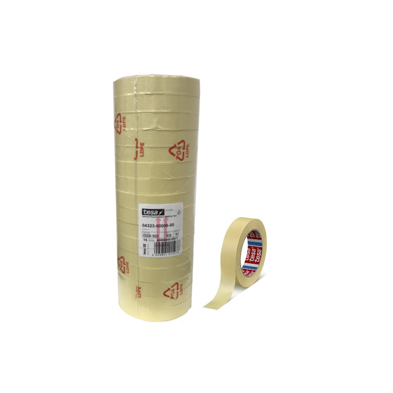 04323-00006-00  Nastro per mascheratura carta crespa 19mmx50mtConf  16 pcs