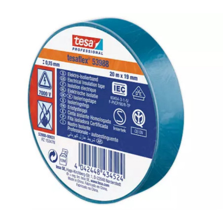 53988-00031-00   Nastro Isolante Soft PVC 20m x19 mm  blu
