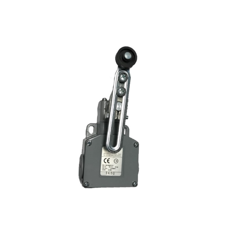 1410   Finecorsa in metallo leva con rotella regolabile Contatto 1NO 1NC  PG13,5  IP65