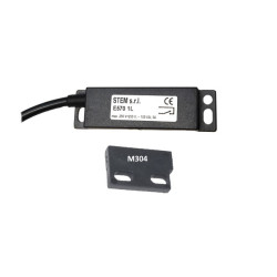 E5701LMA0200   Sensore Magnetico Rettangolare 88 x 25  uscita  NO   uscita cavo sinistro 1,8 m  PVC  con magnete M304