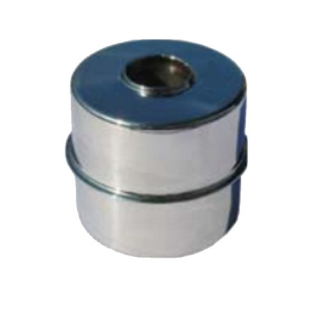 FBS102   Sfera per galleggiante in acciaio inossidabile AISI 316 Ø28mm densità  0,70g   cm³
