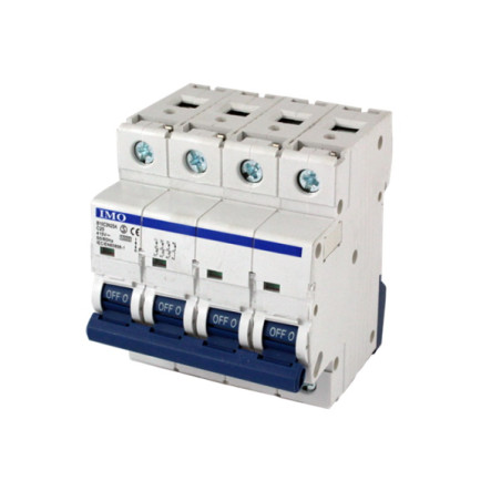B10C3N40A-L   Interruttori automatici MCB 10kA  curva C 3 poli   neutro   sinistra 40 amp CE