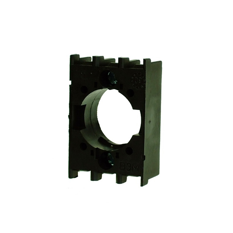 B3M   Base  per montaggio a pulsanteria serie  collegamento a vite a pressione  per l'usoCon B3T   F    Unità