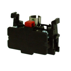 B4TU01F   Blocco contatti  1 NC con portalampada  per pulsanti serie BG