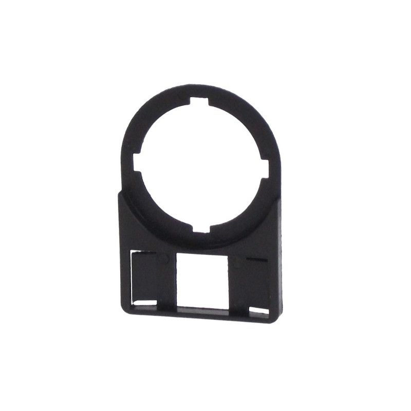 BEK-S  Porta targhette per pulsante  nero 30x17mm