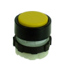BS3DYELLOW  Pulsante con ritorno a molla  Giallo  ghiera nera