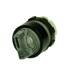 BS3KL3   Manopola rotativa illuminabile  3 posizioni  60 gradi  mantenuto  ghiera nera