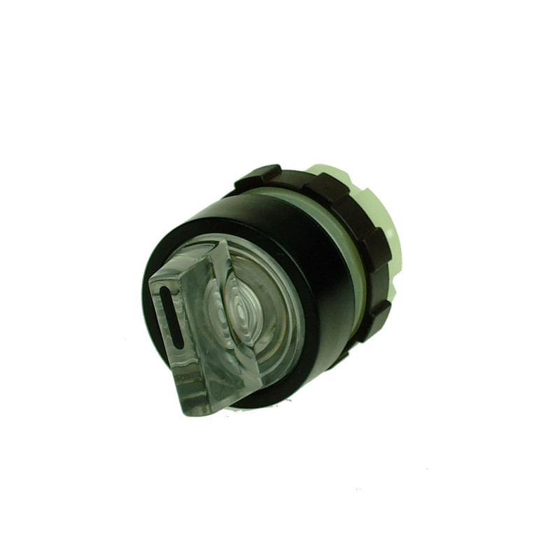 BS3KL3   Manopola rotativa illuminabile  3 posizioni  60 gradi  mantenuto  ghiera nera