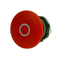 BS3P34RED-O   Pulsante di arresto emergenza rosso D 40mm  aggancio sgancio a rotazione