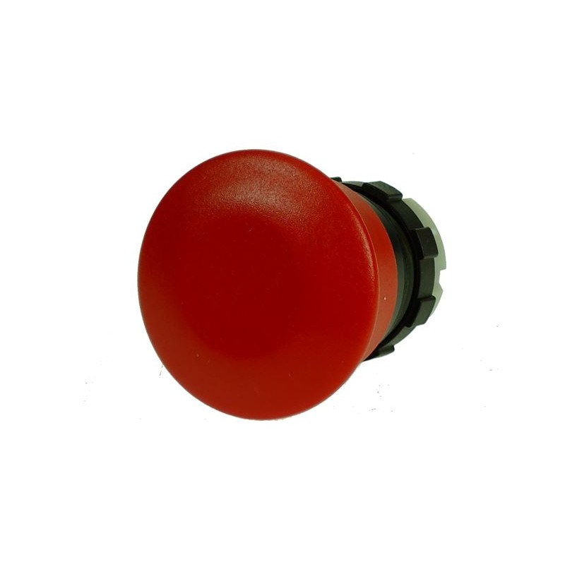 BS3P44RED  Pulsante di arresto di emergenza D 30 mm  rosso  cornice nera  Tirare per rilasciare
