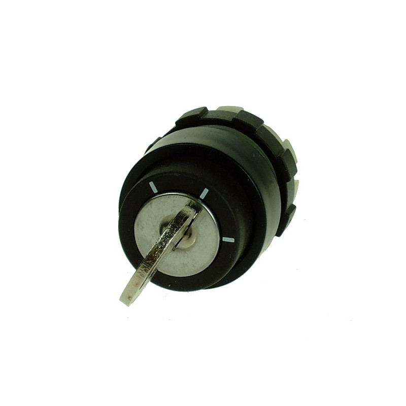BS3SARR0   Interruttore a chiave 3 Posizione mantenuta  chiave Bezel nera rimovibile in posizione OFF