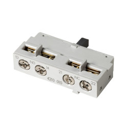 C4HQ11   Blocco contatti ausiliari 1 NO 1NC Montaggio superiore per salvamotori serie  C4   32 63 100