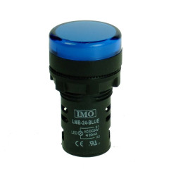 LMB-24-BLUE   Lampada pilota D 22mm a LED 24Vac dc  luce Blu  IP65