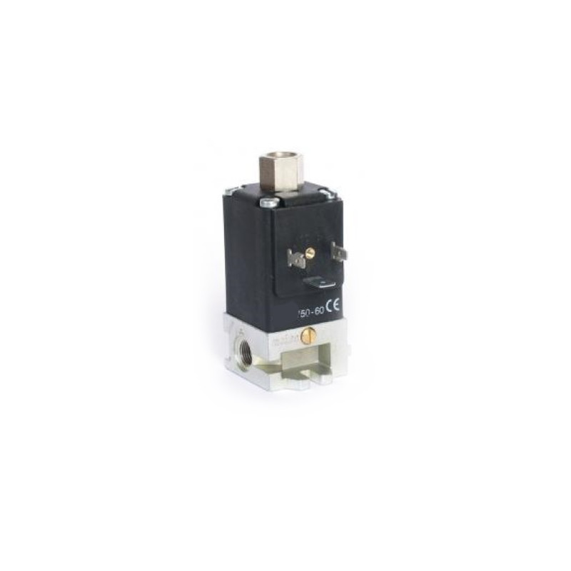 E10CM-24VAC   Elettrovalvola  3/2 vie G 1/8  NC   bobina  V 24   50 60 Hz