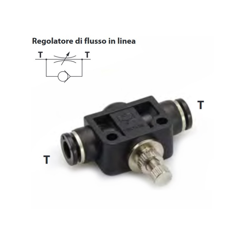 RRI.12   Regolatore di flusso unidirezionale  T 12