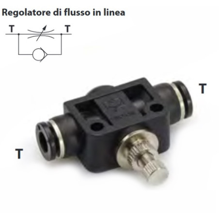 RRI.12   Regolatore di flusso unidirezionale  T 12